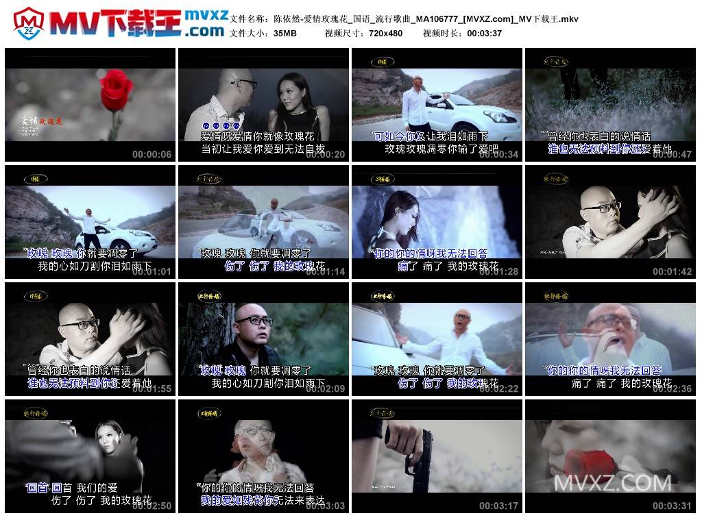 陈依然-爱情玫瑰花_国语_流行歌曲_MA106777